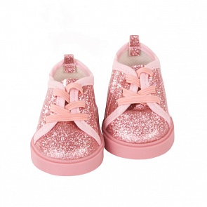 Кеды розовые белестящие 36 см (Gotz, 3403247)